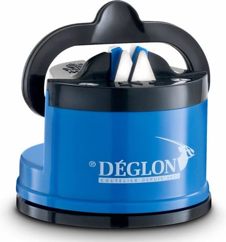 Déglon Handmatige slijper met zuignap – stabiel en precies – blauw – compact formaat