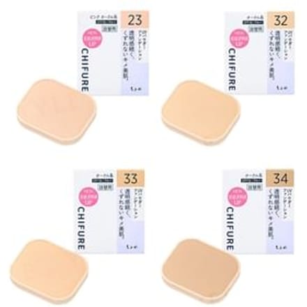 CHIFURE - UV Powder Foundation SPF 36 PA++ 32 Ocher - 14g Refill