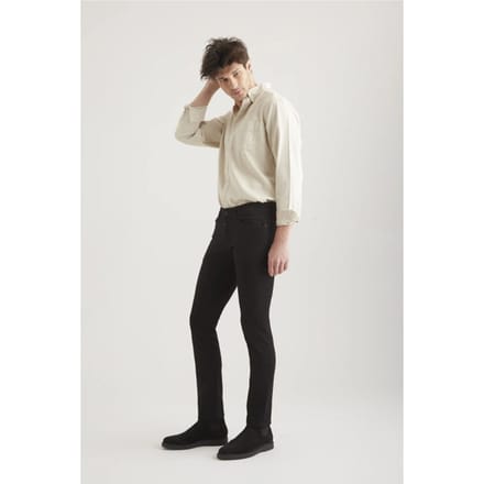 Cup of Joe Ray heren slim-fit jeans stay black