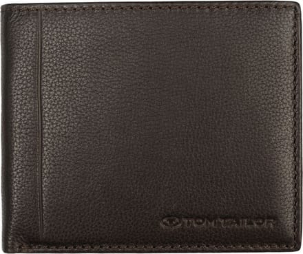 TOM TAILOR Portemonnee Bela Horizontal Wallet Dark Brown Donkerbruin