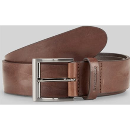strellson riem Leather Belt 4,0 W85 Dark Brown donkerbruin