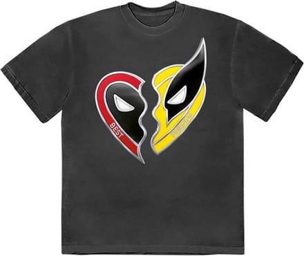 Marvel Deadpool - Best Friends Heren T-shirt - M - Zwart