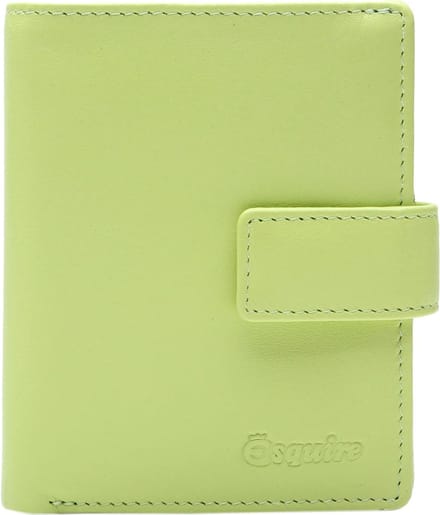 Esquire Leren Portemonnee Viktoria 62 Wallet Lime Lichtgroen