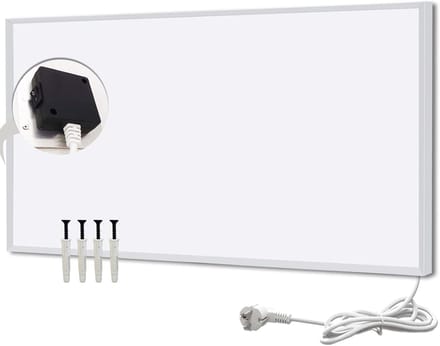 Energiezuinige Verwarming - Wandpaneel - Ruimte Verwarmen - Stille Werking - 60 x 120 cm - Wit