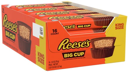 Reese’s Big Cup King Size – 32 × 79 g – 2 Boxes – Mega Value Case