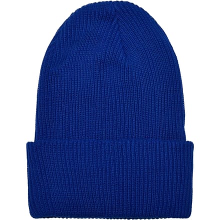 Urban Classics - Recycled Yarn Ribbed Knit Beanie Muts - Blauw