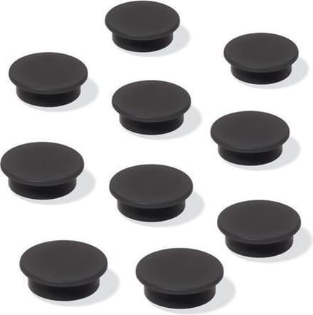 Sigel magneten meet up voor whiteboard 25mm 10 stuks zwart