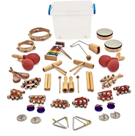 32-delig Orkestraal Percussiepakket van Gear4music