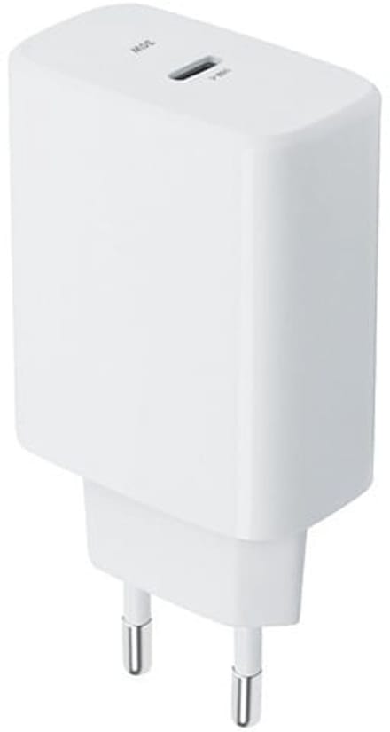 OneOne 30W snellader. Witte USB C oplader. PD lader adapter past op Apple iPad Mini, iPad Mini 2, iPad Mini 3, iPad Mini 4, iPad Mini 5, iPad Air, iPad Air 2, iPad Air 3
