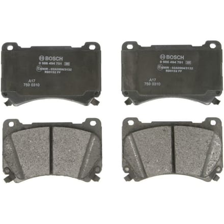 Remblokset BOSCH 0 986 494 781, voor