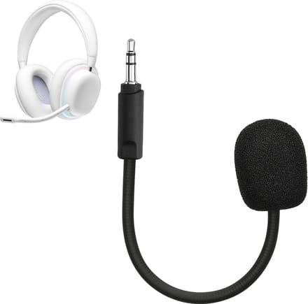 kwmobile microfoon voor gaming headset - geschikt voor Logitech G735 - 16 cm - In zwart