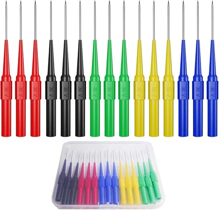 Kleurrijke Test Probes 15 Stuks voor Multimeter met 4 mm Jack