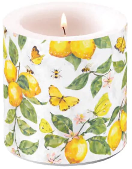 Ambiente - Kaars - Small - Fresh Lemon - 35 branduren