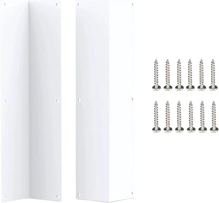 Hoekbescherming Muur - Randbescherming Set - Schade Voorkomen - Schokabsorberend Ontwerp - 2 Stuks - Wit