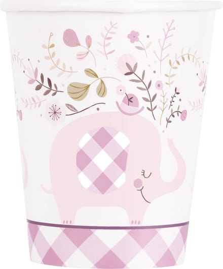 Baby Olifant Bekers Bloemen 266ml 8st