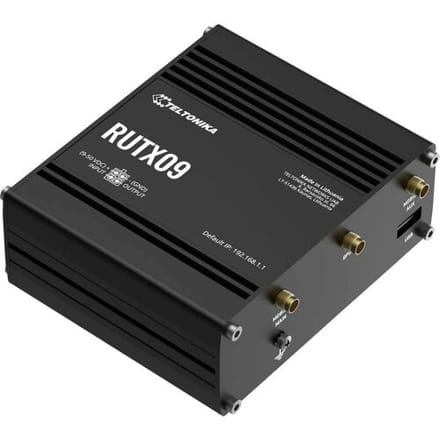 Teltonika RUTX09 - router - WWAN - DIN rail mountable - Router