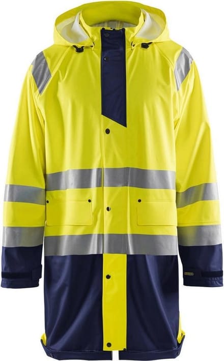 Blaklader Regenjas High vis LEVEL 1 4324-2000 - High Vis Geel/Marineblauw - XL