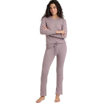 Pyjama-sets Admas Soft Canale Pyjama broek top lange mouwen