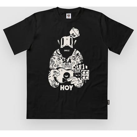 The Dudes Captain Classic Standard T-Shirt zwart