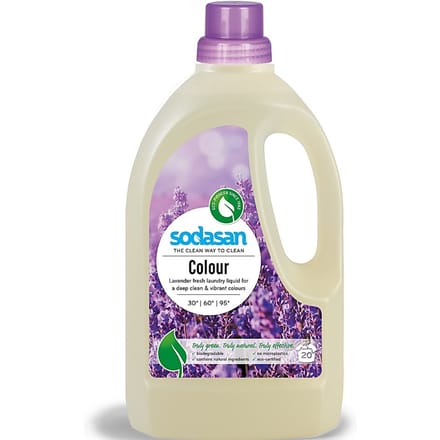 Sodasan Vloeibaar Wasmiddel Gekleurde Was Lavendel 1,5L