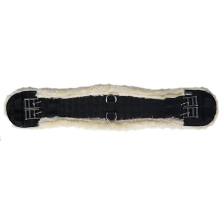 Horka Dressuursingel Anatomisch 40 Cm Bont/rvs Zwart/beige