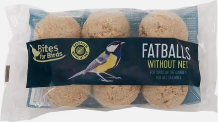 6 Vetbollen voor tuinvogels - Zonder net - 90gram - Vogelvoer