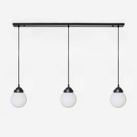 3 x Arcade lampen aan plafondbalk Moonlight - Art Deco Trade