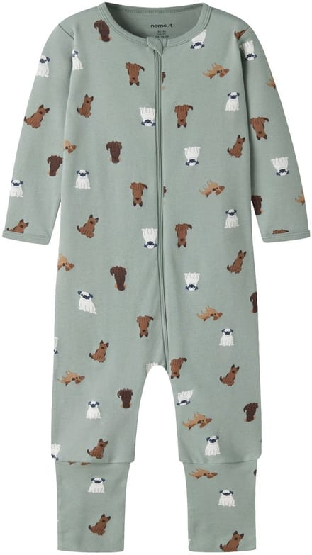 Name It Dog Pyjama Groen 4 Months Jongen