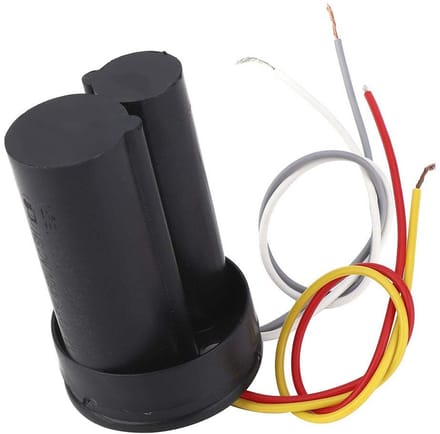 Allecto - Dubbele Motor Capacitor - 12 UF - 5 UF - Brandveilig - Hoogwaardig - Betrouwbaar - Efficiënt