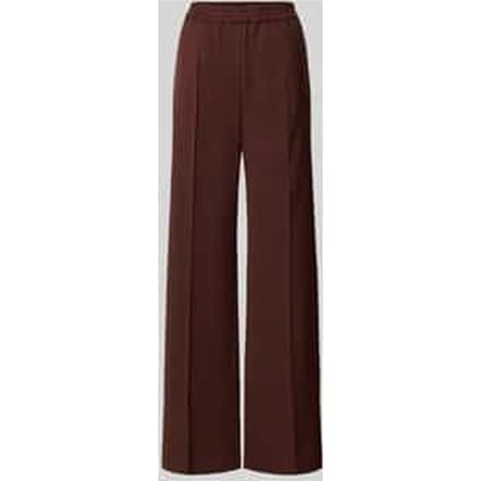 Regular fit broek met scheerwol, model 'PETRA'