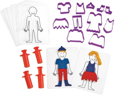 Colorations - Aankleedset voor Klei, 22dlg.
