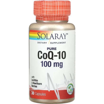 Pure CoQ10, 100 mg, 30 Capsules
