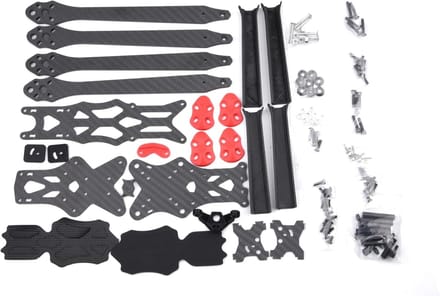 Drone Frame - Koolstofvezel Frame - FPV Racing - Versterkte Arm Constructie - 5 Inch Wielbasis - Zwart