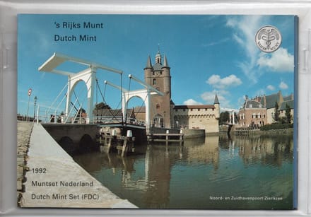 Nederland Jaarset Munten 1992 FDC - Zeeland