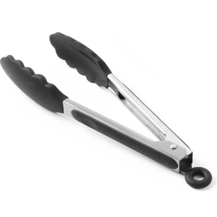 HENDI Serveertang – Hittebestendig siliconen – Soft-grip – 267 mm – Zwart