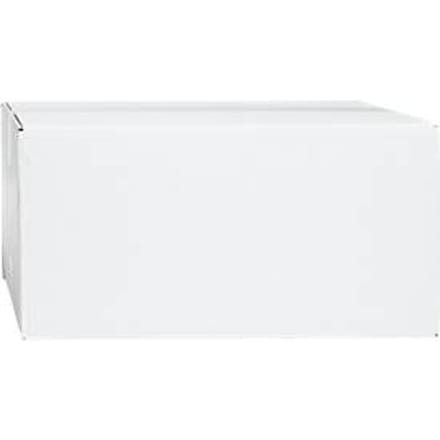 Witte golfkartonnen vouwdozen, enkele golf, 400 x 300 x 200 mm