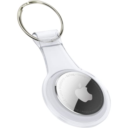 Telefoonglaasje Sleutelhanger - voor Apple AirTag - Siliconen - Clear
