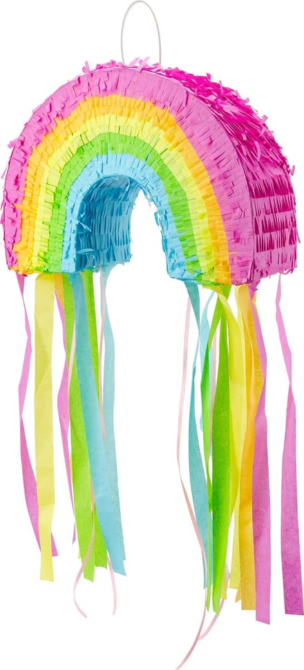 PARTYDECO - Regenboog piñata 30 x 20 x 10 cm