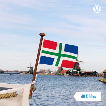 vlag Groningen 40x60cm
