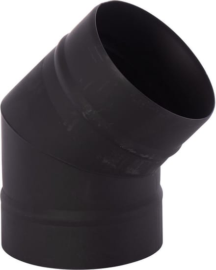 Bocht 90° Zwart 1mm 150mm.