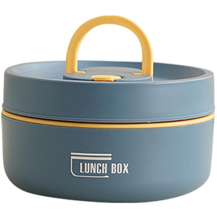 304 Staal Thermische Lunchbox Handige Geïsoleerde Lunchcontainer Stapelbare Lekvrije Voedselcontainer Geïsoleerde Lunchbox gray