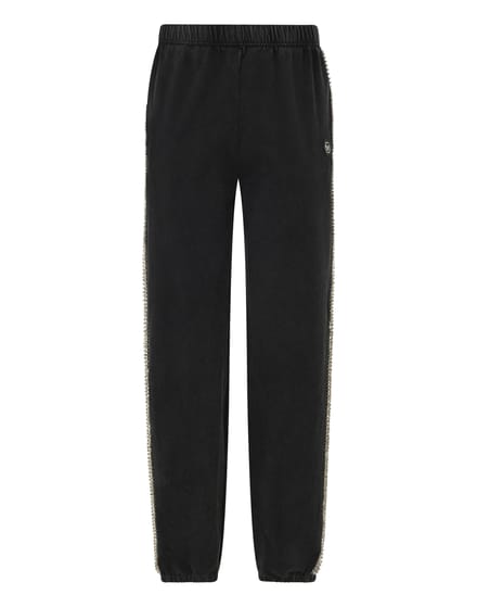 Cotton Joggers Strass