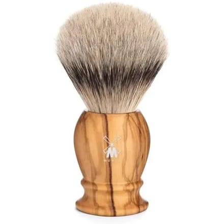 Puur zilveren scheerkwast Mühle Classic