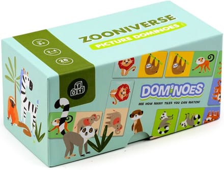Zooniverse Kinderen Domino set Dieren