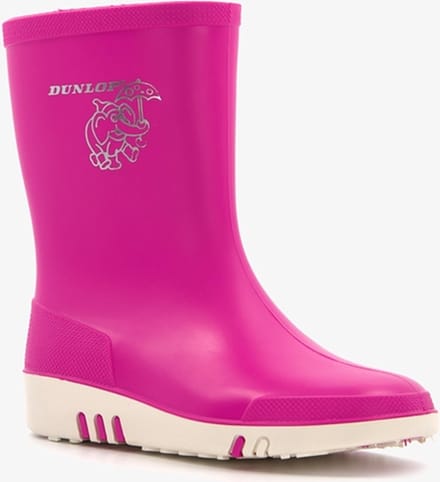 Dunlop kinder regenlaarzen - Roze - Maat 30