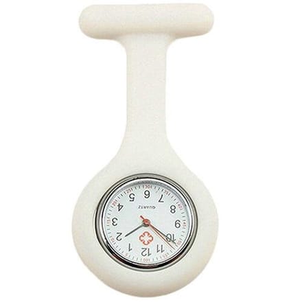 Verpleegster Horloge - Zusterhorloge - Siliconen - Wit
