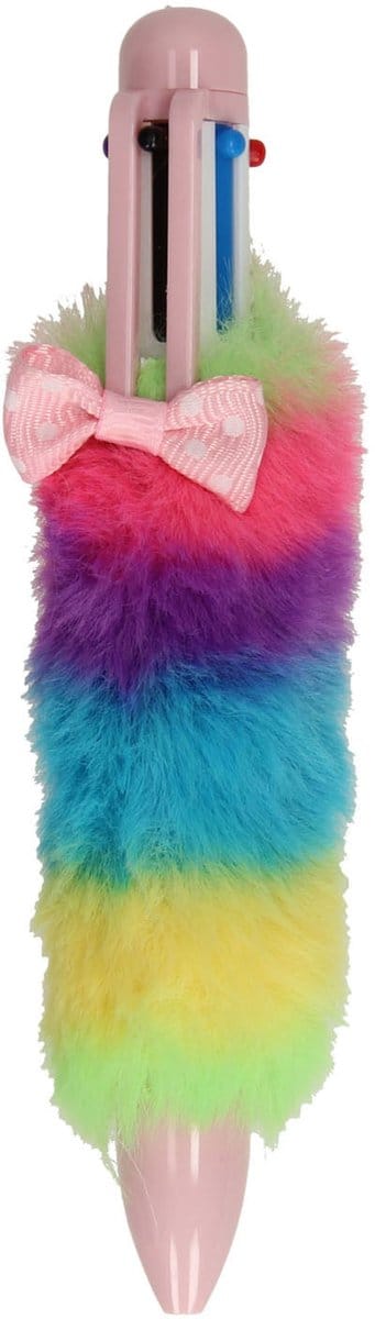 Meerkleurenpen Fluffy Regenboog