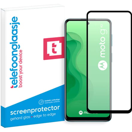 Motorola Moto G72 4G screenprotector gehard glas Edge to Edge