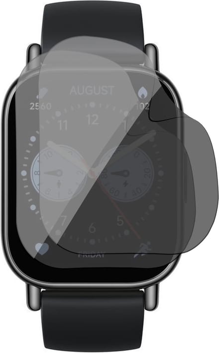 Privacy Screenprotector geschikt voor Xiaomi Watch 5 Lite - 2x FlexGuard Screen Protector