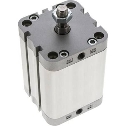 ISO 21287 Compacte Dubbelwerkende Cilinder 63-60mm - Magnetisch - Mannelijke Stang